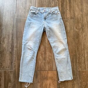 7 For All Mankind Light Blue Ankle Jeans
